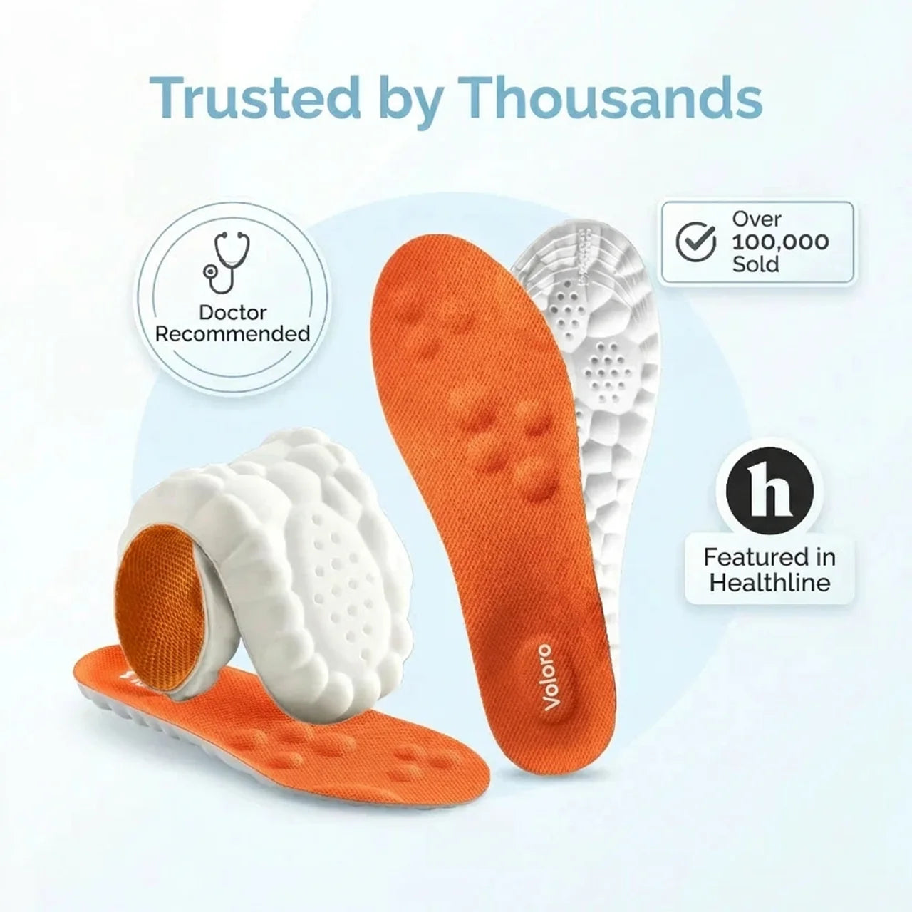 Voloro™- Plantar Fasciitis Insoles